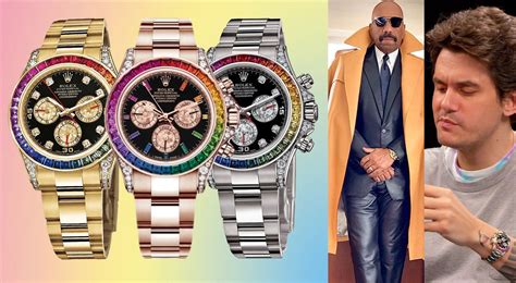 Rolex Daytona Rainbow Which Celebrities Ifl Watches