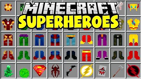 Minecraft Superhero Mod Pack Part One Youtube