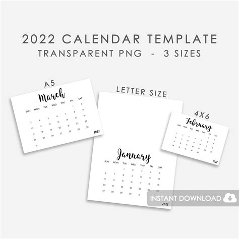 4x6 Calendar Template Free 2022 Example Calendar Printable