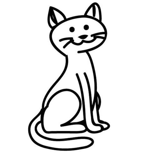 Bastelanleitung tiere zum ausdrucken katze : Ausmalbild Tiere: Katze zum Ausmalen kostenlos ausdrucken