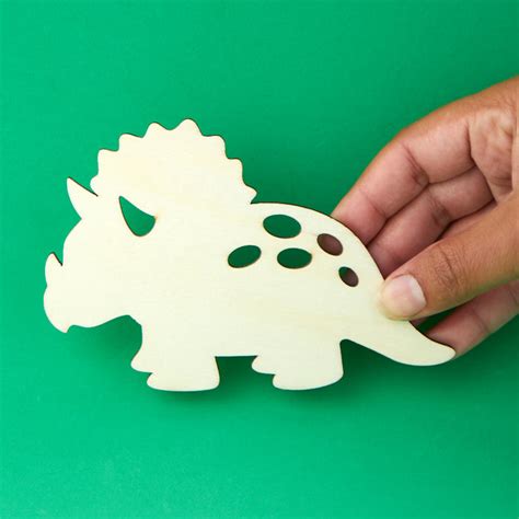 Unfinished Wood Dinosaur Cutout All Wood Cutouts Wood Crafts