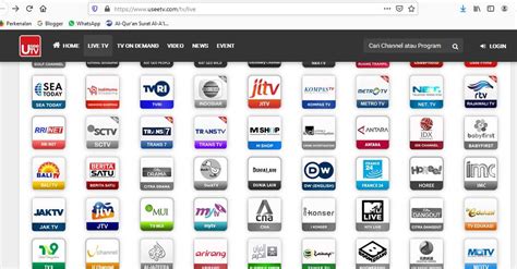 We did not find results for: Nonton TV Online live Streaming TV RCTI, SCTV, MNCTV, ANTV ...