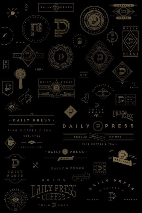 Daily Press Identity By Matt Delbridge Via Behance Graphic Design