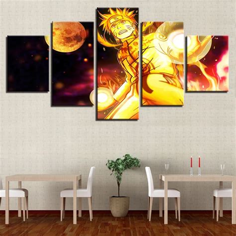 Wall Art Poster Canvas Hd Prints Cartoon Characters Paintings 5 Pieces