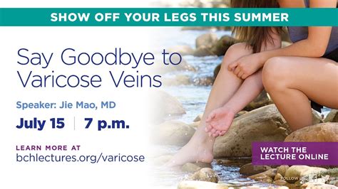 BCH Lecture - Say Goodbye to Varicose Veins - YouTube