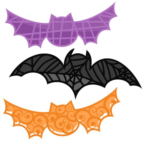 Bat Set SVG cutting files bat svg cut file halloween cute files for