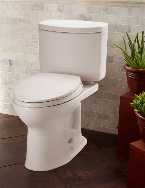 Drake® II Two-Piece Toilet, 1.28 GPF, Elongated Bowl ...