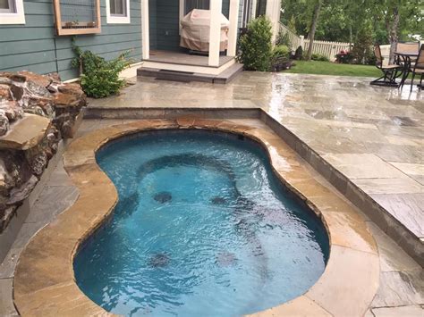 13 small inground pools for your backyard hideaway the styles of small inground pools the great thing about small pools is that they e with just as many options as their. Pool for a small back yard | Small inground pool, Pools ...