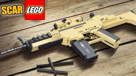 Make A Scar Gun With Lego Tutorial Youtube