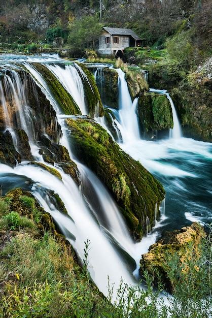 Premium Photo Strbacki Buk Waterfall On River Una In Bosnia And