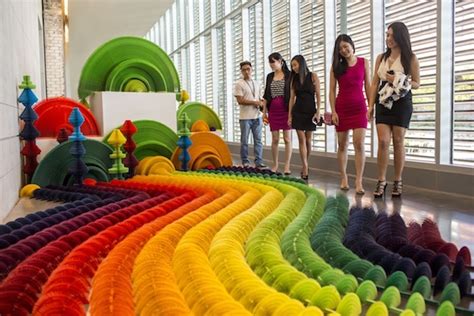 Rainbow Art Installations Dazzle Viewers With Unique Colorful Art