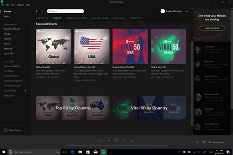 Apart from using the default song identifier feature, shazam desktop can also be used for figuring out what are the popular songs from all around the globe or in your region with shazam charts. Spotify for Windows 10 available now in the Windows Store ...