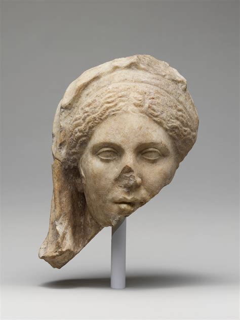 Marble Head Of A Woman Greek Hellenistic The Metropolitan Museum