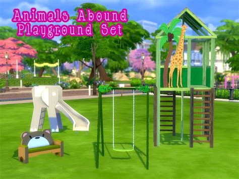 Consists Of Swing Slide Couch And Tower Found In Tsr Category Sims
