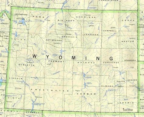 Wyoming Map Navigate The Great State Of Wyoming