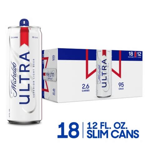Michelob Ultra Domestic American Lager Beer 18 Pk 12 Fl Oz Smiths