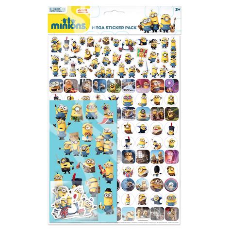 Despicable Me Minions Stickers 150pk Kids Stationery