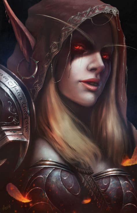 Sylvanas Windrunner By Pavel Yurev Digital Artist Warcraft Art World Of Warcraft Characters