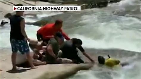 Off Duty California Police Officer Rescues Hiker Trapped In Whirlpool
