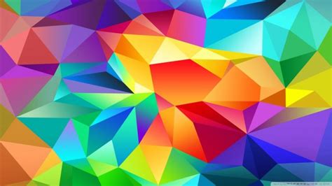 Abstract Colorful Polygon 8k 7680x4320 5120 X 1440 Wallpaper