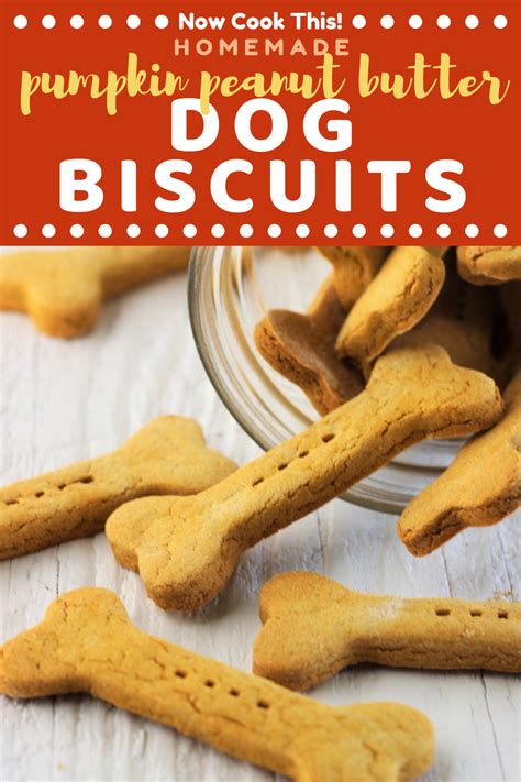 These Homemade Pumpkin Peanut Butter Dog Biscuits Are An Easy To Make