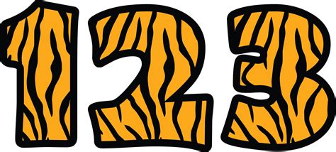 TIGER ALPHABET SVG Files Tiger Alphabet Clipart Tiger Font Etsy