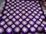 Purple Flower Quilt Pictures