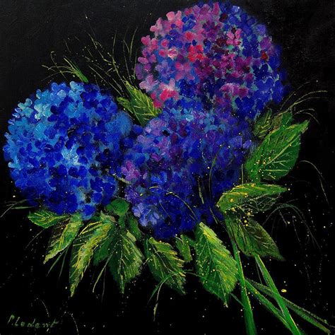 Hydrangeas 66 Painting By Pol Ledent Fine Art America