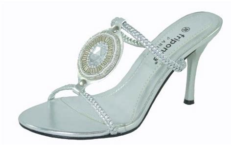 Embeso Silver Evening Sandals Sole Divas