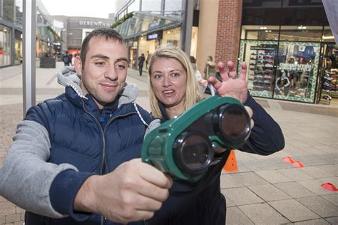 wrexham shoppers tackle beer goggle challenge welsh news extra