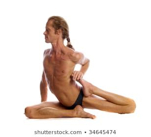 Seated Naked Man Stockfoto Shutterstock