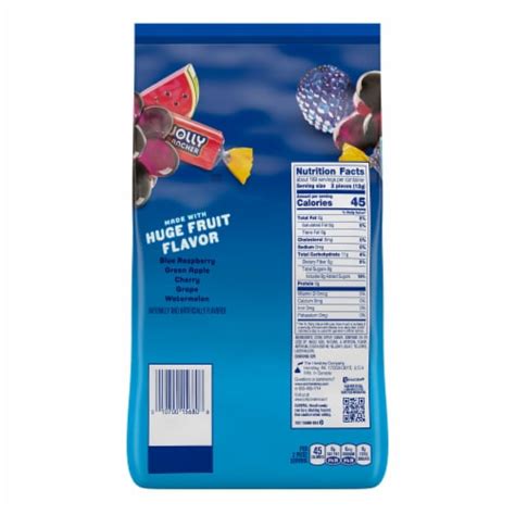 Jolly Rancher Assorted Fruit Flavored Hard Candy Bulk Bag 360 Pieces