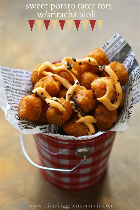 We did not find results for: sweet potato tater tots with sriracha aioli | Sweet potato ...