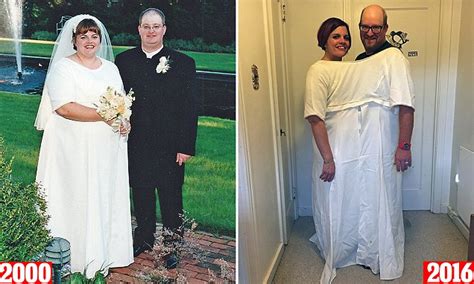 Pittsburgh Couple Both Wear The Brides 60inch Waist Wedding Dress On