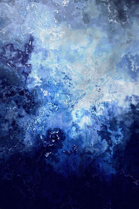 Sapphire Dream Cianelli Studios Abstract Art Large Abstract Canvas