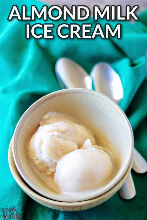 It S Simple To Make Your Own Homemade Almond Milk Ice Cream With A