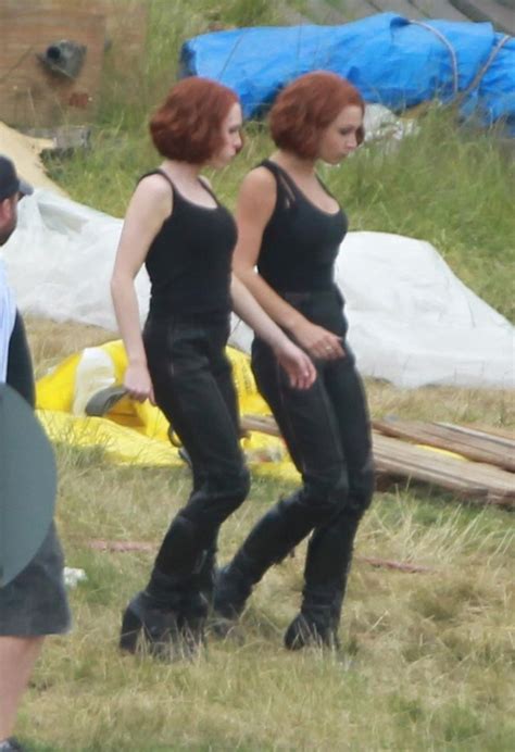 Pregnant Scarlett Johansson Gets Help From Body Doubles On Set Of