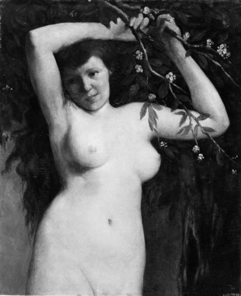 Gustave Courbet Nude With Flowering Branch Picryl Public Domain My