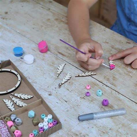 Make Your Own Dreamcatcher Craft Kit Activity Box By Cotton Twist