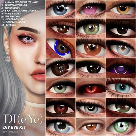 Image Result For Sims 4 Cc Glowing Eyes Sims 4 Cc Eye