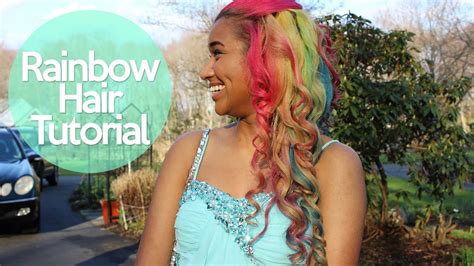 Rainbow Hair Tutorial How To Dye Your Hair Rainbow
