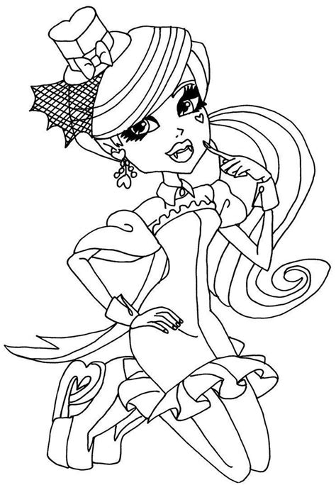 Draculaura Monster High Desenhos Para Colorir