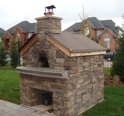 Outdoor Stone Fireplace Kits Canada Home Design Ideas