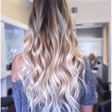 Of course you can dip dye blonde hair! 40 Fabulous Ombre & Balayage Hair Styles 2019 - Hottest ...