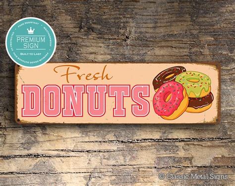 Donuts Sign Donut Bar Sign Vintage Style Donuts Sign Etsy Ireland
