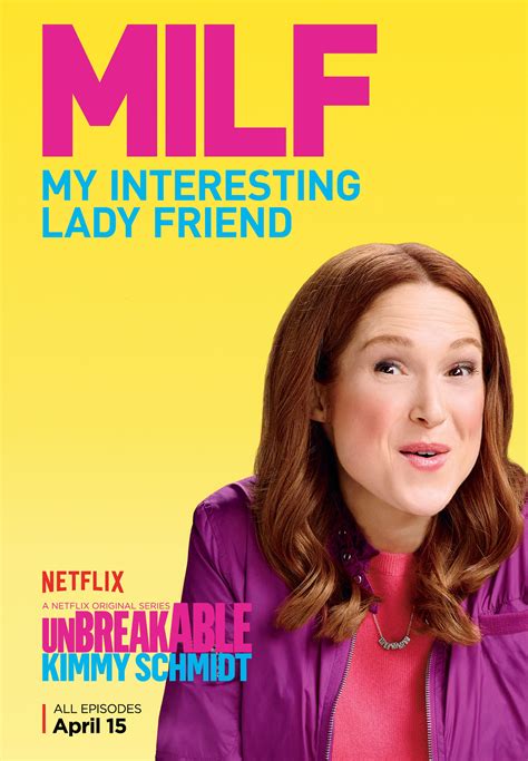 Unbreakable Kimmy Schmidt Season 2 Poster Milf Unbreakable Kimmy Schmidt Photo 39783937