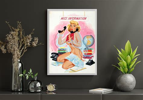 Set Of 28 Bill Randall Pin Up Posters Vintage American Pin Up Posters High Resolution Digital