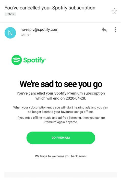 Tap on itunes & apple store and then on your apple id at the top of the following screen, entering your apple id password when prompted. How To Cancel Spotify Premium on Android - A Quick Guide