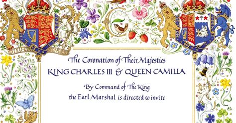 Los mensajes ocultos en la invitación a la coronación de Carlos III