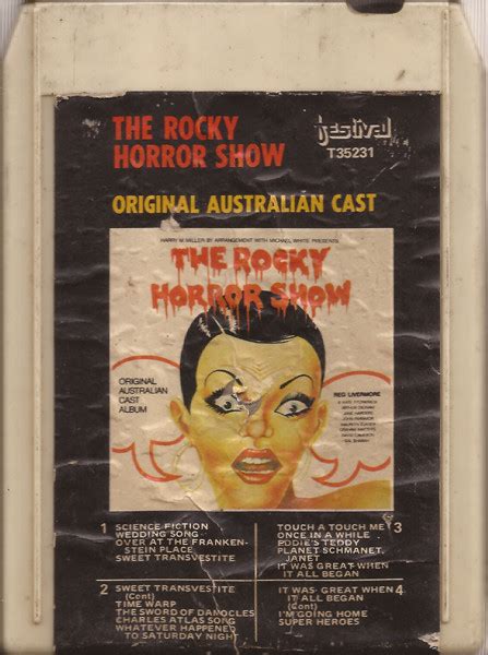 The Rocky Horror Show Original Australian Cast Album 1974 8 Track